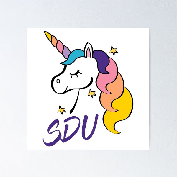Item preview, SDU Unicorn Logo designed and sold by HilaryJayne.