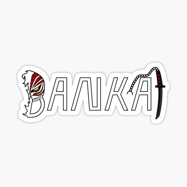 Bleach Hollow Mask Bankai Sticker For Sale By Wakamedragon Redbubble