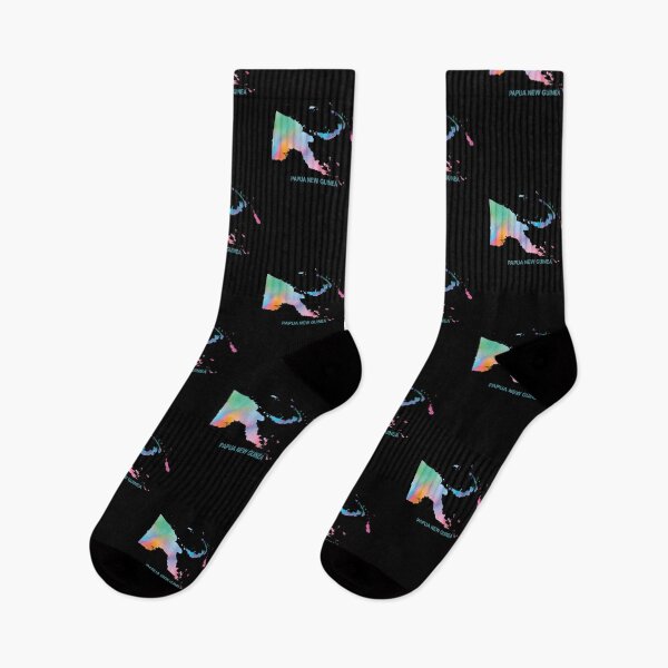 Item preview, Papua New Guinea Map - MultiColored Watercolour designed and sold by PNG-pikinini.