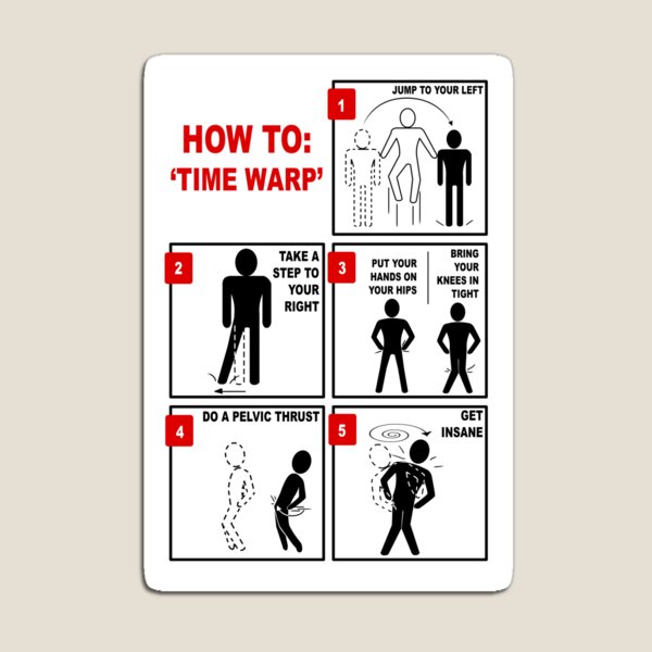 Item preview, Rocky Horror Picture Show Time Warp designed and sold by thegadzooks.