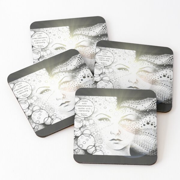 Item preview, atoms with consciousness matter with curiosity designed and sold by ritusdesigns.