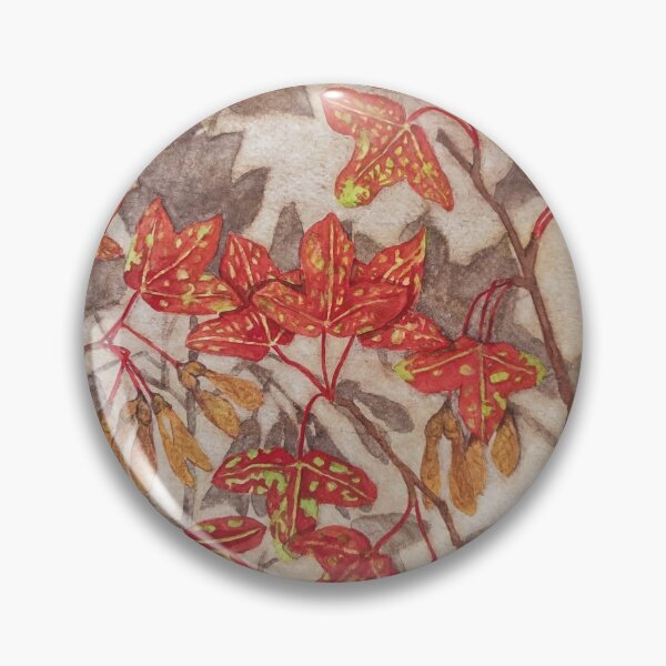 Item preview, Watercolor: Montpellier maple branches designed and sold by Delphine HIBOU.