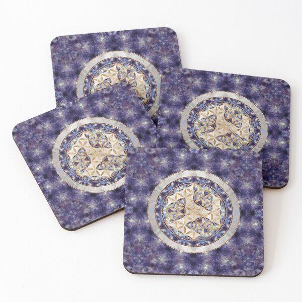 Item preview, Antahkarana in Flower of Life - Amethyst and Pearl designed and sold by k9printart.