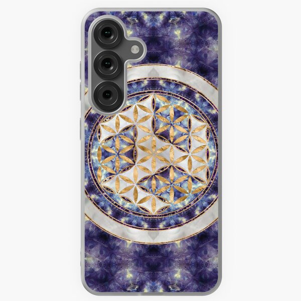 Item preview, Antahkarana in Flower of Life - Amethyst and Pearl designed and sold by k9printart.