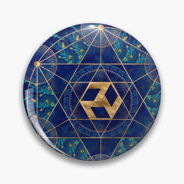 Item preview, Antahkarana in Sacred Geometry Ornament designed and sold by k9printart.