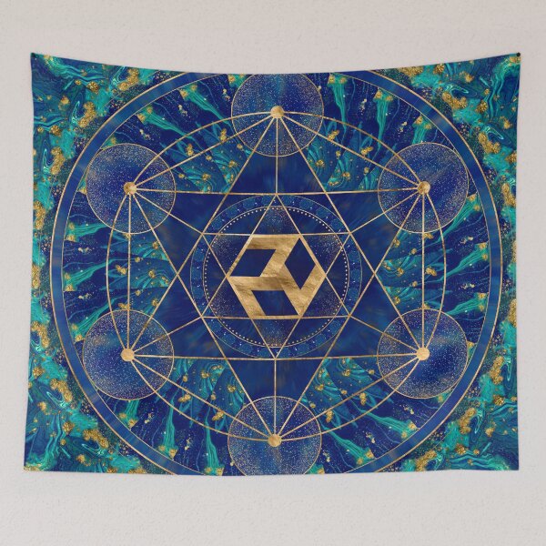 Item preview, Antahkarana in Sacred Geometry Ornament designed and sold by k9printart.