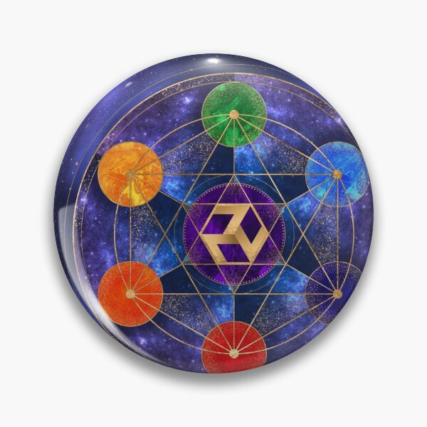 Item preview, Antahkarana in Sacred Geometry Ornament - Nebula designed and sold by k9printart.