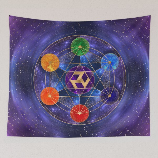 Item preview, Antahkarana in Sacred Geometry Ornament - Nebula designed and sold by k9printart.