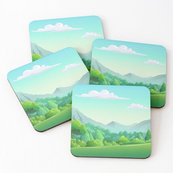Item preview, Natural Landscape With Mountain Background designed and sold by JTS STORE.