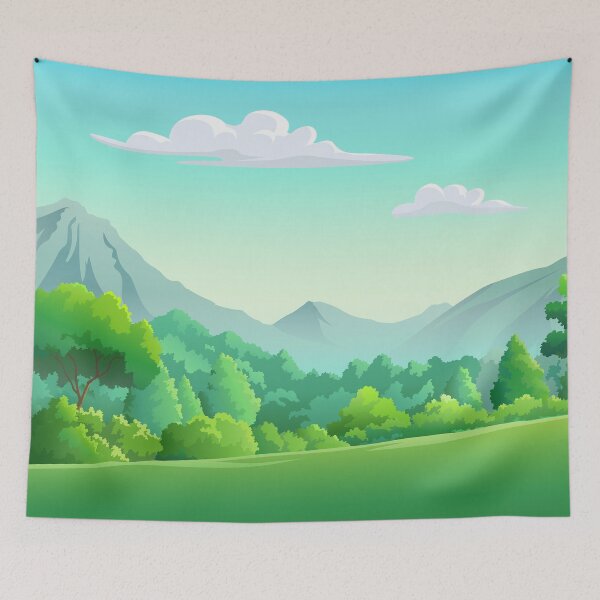 Item preview, Natural Landscape With Mountain Background designed and sold by JTS STORE.