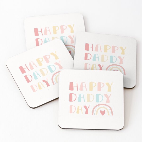 Item preview, Happy Daddy Day, Father's day, Pastel Boho Rainbow designed and sold by narinari32.