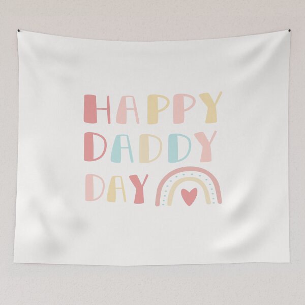 Item preview, Happy Daddy Day, Father's day, Pastel Boho Rainbow designed and sold by narinari32.