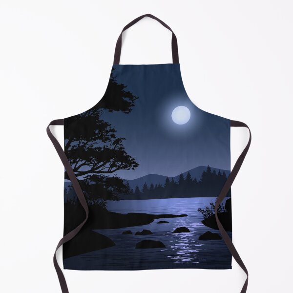 Item preview, Night Landscape In Forest With a River designed and sold by JTS STORE.