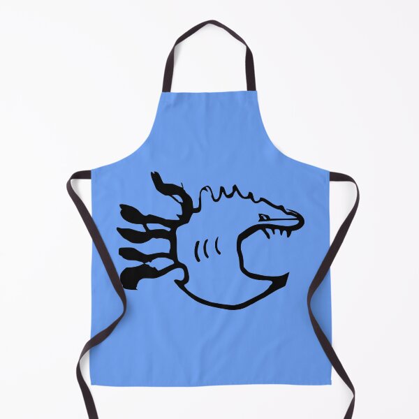 Item preview, Scary fish piranha unapproachable grumpy grouch (black) designed and sold by SolidEarthArt.