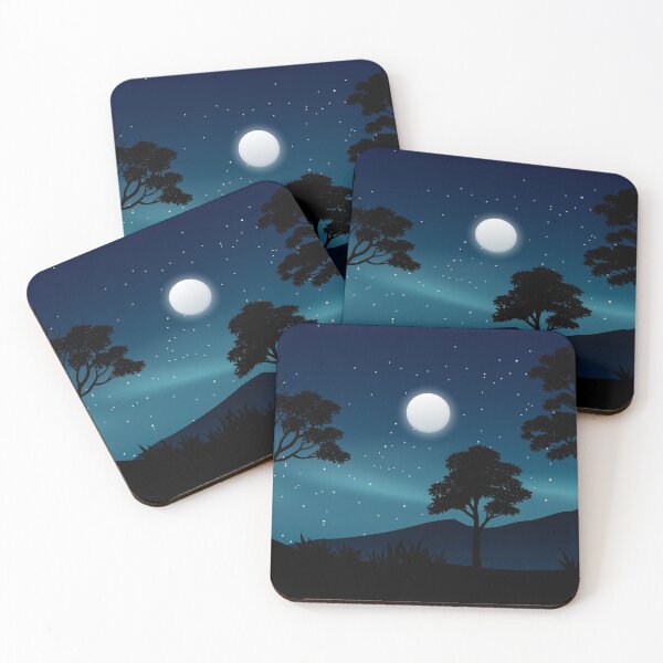 Item preview, Moon Night Landscape designed and sold by JTS STORE.