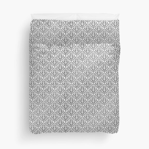 Antique Silver Duvet Cover
