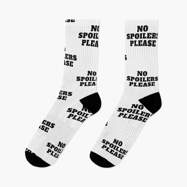 Item preview, No Spoilers Please Black Text designed and sold by CaitU.