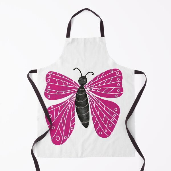 Aperçu de l'œuvre Papillon rose et noir créée et vendue par PrintHatcher.