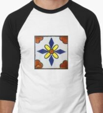 Mexican Tile Men's Baseball ¾ T-Shirt