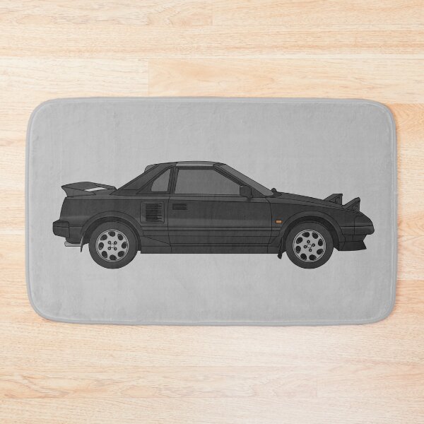Item preview, Toyota MR2 MK1 black digital art designed and sold by Milanicole.