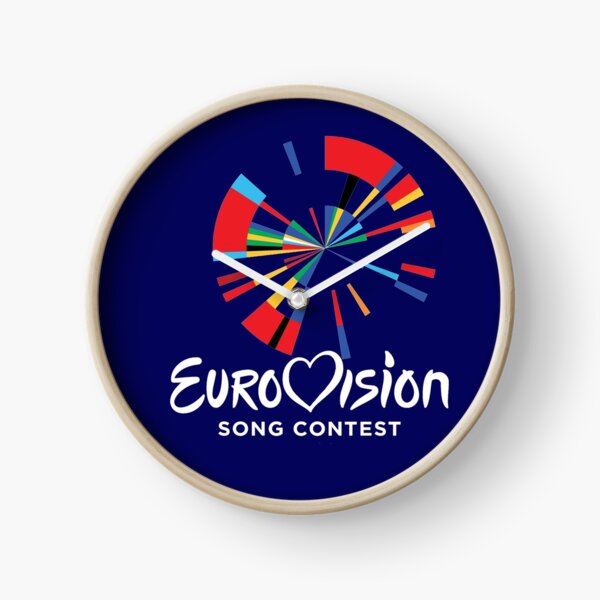 eurovision song contest classic logo Clock