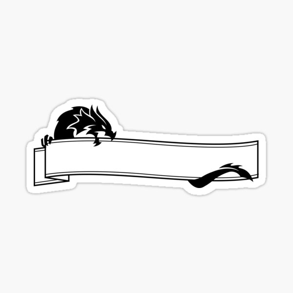D&D Character Name Sticker