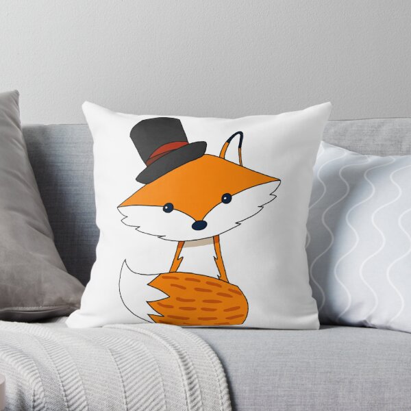 Gentleman Fox Pillows Cushions Redbubble