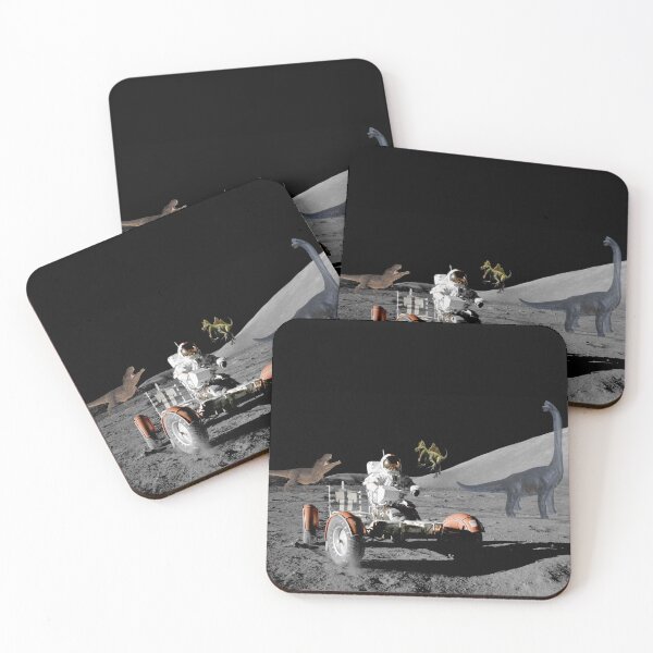 Item preview, Dinosaurs on the Moon with Space Explorer designed and sold by kmcs.