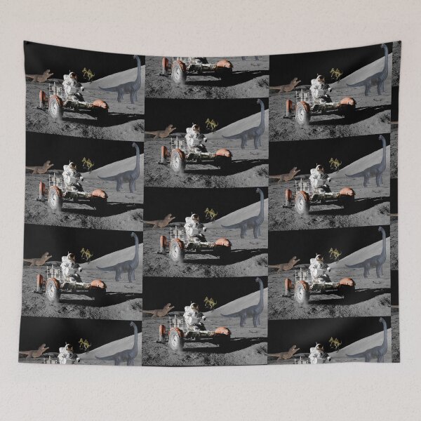 Item preview, Dinosaurs on the Moon with Space Explorer designed and sold by kmcs.