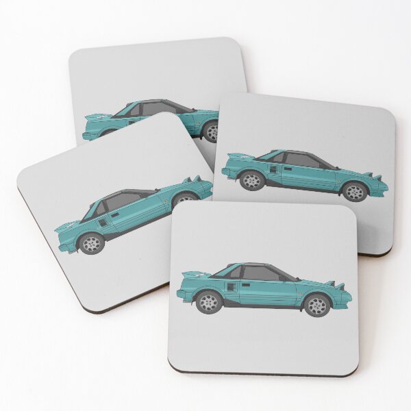 Item preview, Toyota MR2 MK1 blue digital art designed and sold by Milanicole.