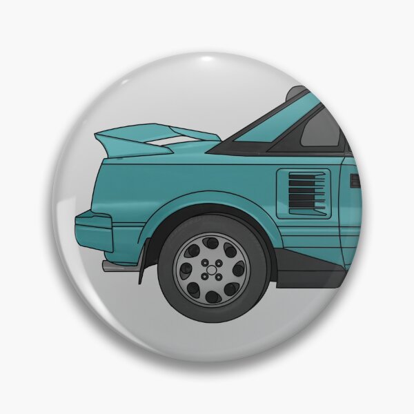 Item preview, Toyota MR2 MK1 blue digital art designed and sold by Milanicole.