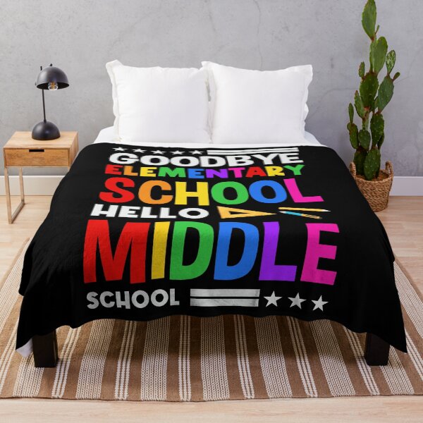 Item preview, GOODBYE ELEMENTARY SCHOOL HELLO MIDDLE SCHOOL, Hello Middle School Graduation Elementary School designed and sold by ildafdhome.