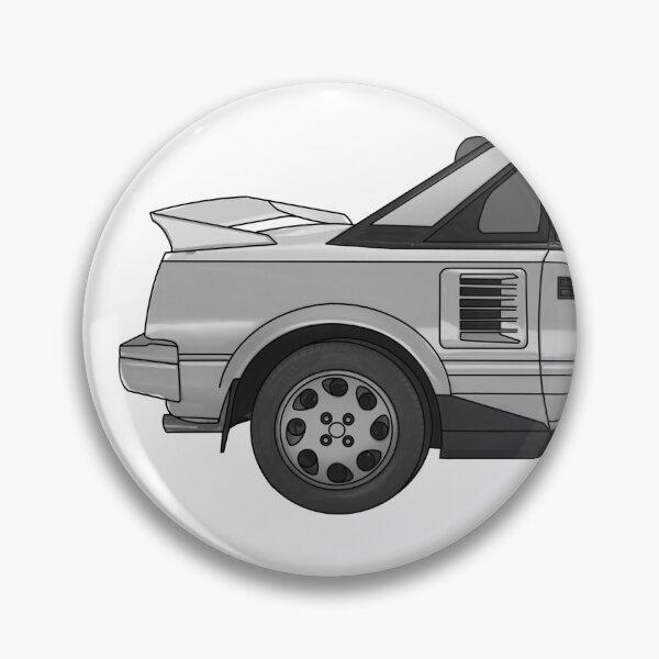 Item preview, Toyota MR2 MK1 silver digital art designed and sold by Milanicole.