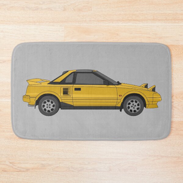 Item preview, Toyota MR2 MK1 yellow digital art designed and sold by Milanicole.