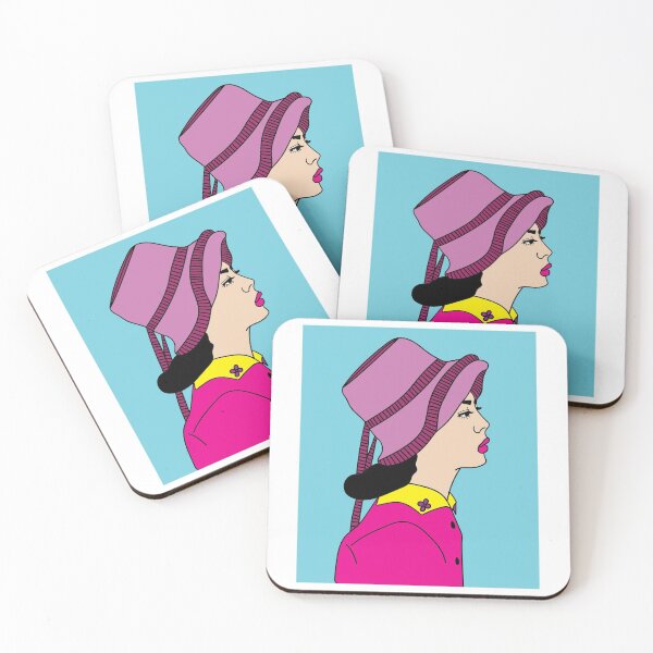 Item preview, Colorful Retro Woman With Hat designed and sold by flofin.