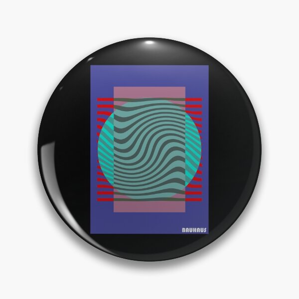 Item preview, Bauhaus - Retro / Art Deco architecture discipline from Berlin, Germany - Available in posters, etc - Green Pink Swirl designed and sold by crazycollective.