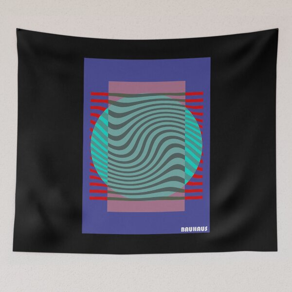 Item preview, Bauhaus - Retro / Art Deco architecture discipline from Berlin, Germany - Available in posters, etc - Green Pink Swirl designed and sold by crazycollective.