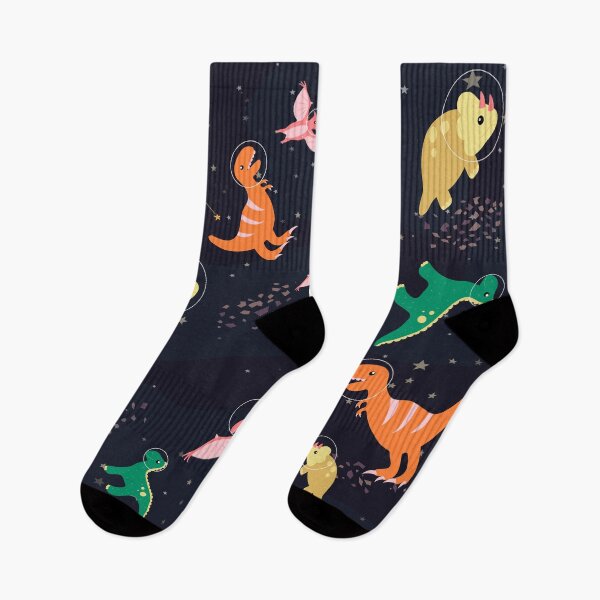 Item preview, space dinosaur pattern designed and sold by Northendesigns.