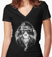Smoke 'Em If You Got 'Em Women's Fitted V-Neck T-Shirt
