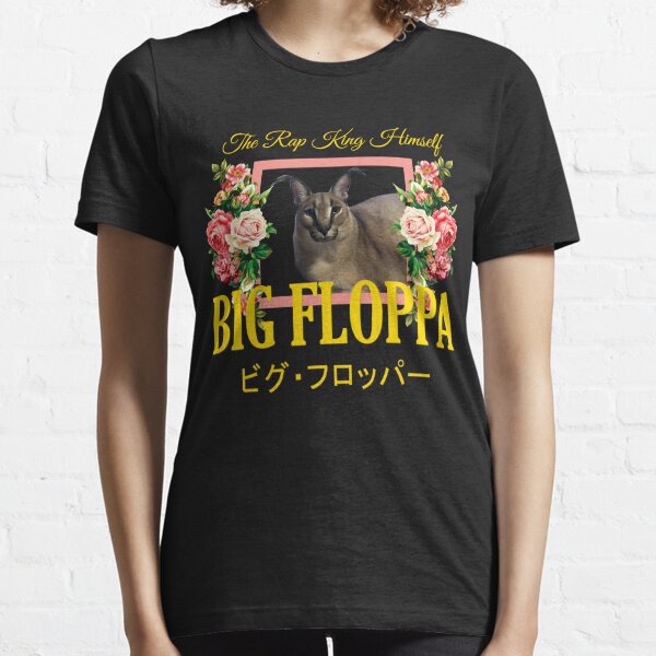 Big Floppa Floral Aesthetic Essential T-Shirt