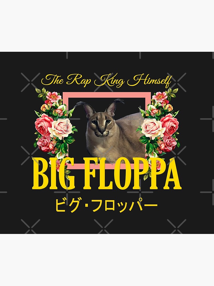 Big Floppa Floral Funny memes Throw Blanket for Sale by OKAOTA