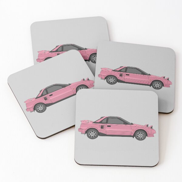 Item preview, Toyota MR2 MK1 pink digital art designed and sold by Milanicole.
