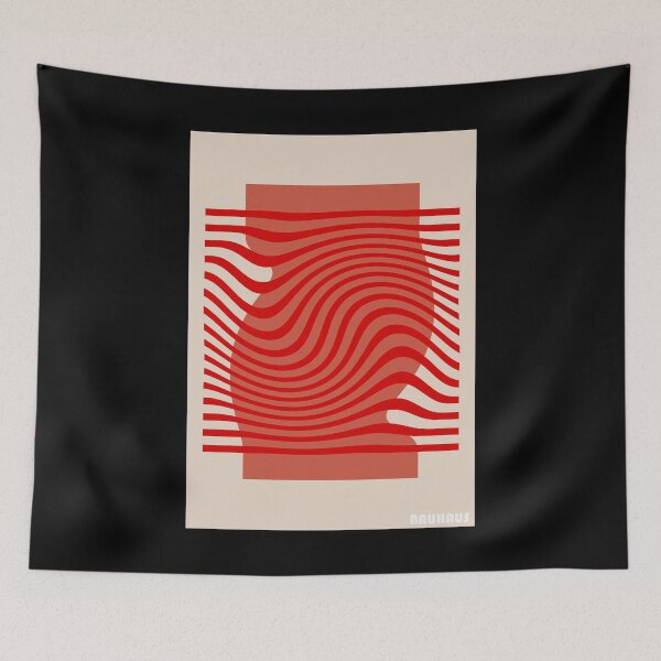 Item preview, Bauhaus - Retro / Art Deco architecture discipline from Berlin, Germany - Available in posters, etc - Red Swirl designed and sold by crazycollective.