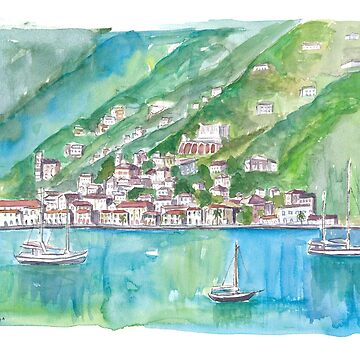 Artwork thumbnail, Charlotte Amalie View From Water with Boats by artshop77