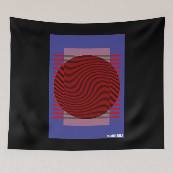 Item preview, Bauhaus - Retro / Art Deco architecture discipline from Berlin, Germany - Available in posters, etc - Purple Red Swirl designed and sold by crazycollective.