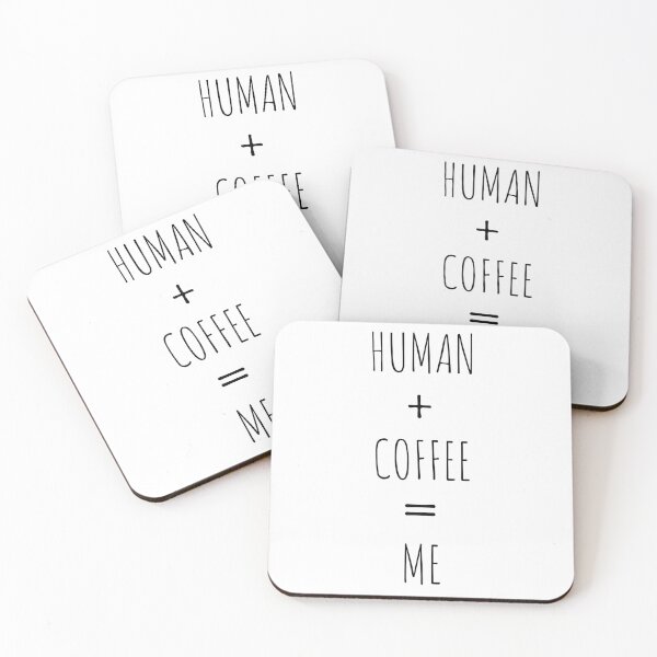 Item preview, Half Human Half Coffee - Funny Coffee Lovers Aesthetics designed and sold by Trndii.