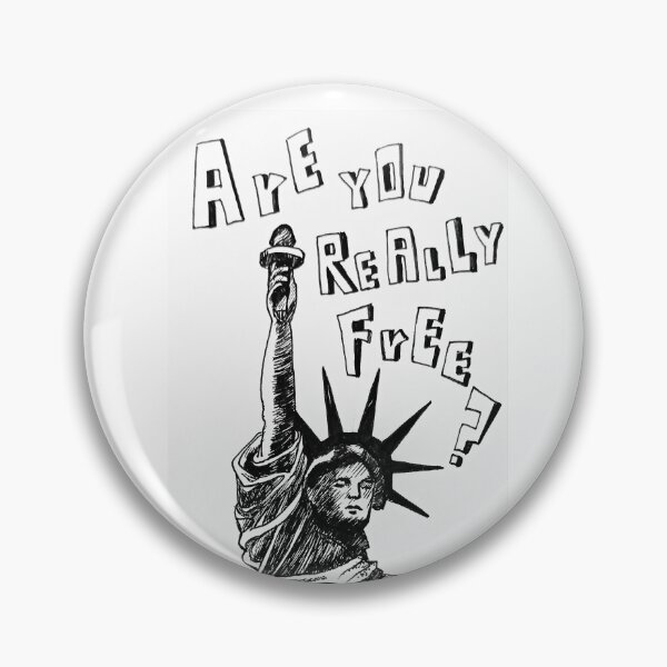 Item preview, Are you really free? (Statue of Liberty) designed and sold by MaggieCreates.