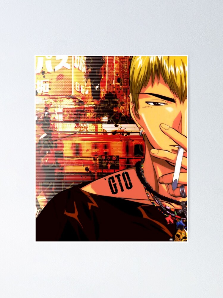 Poster Gto Onizuka Anime Manga Wall Art Home Decor Com Decor Decals Stickers Vinyl Art