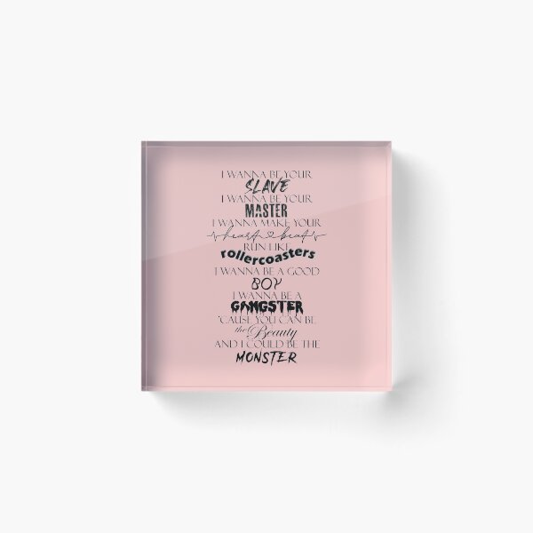Item preview, I WANNA BE YOUR SLAVE PRINT designed and sold by abigailj-art.