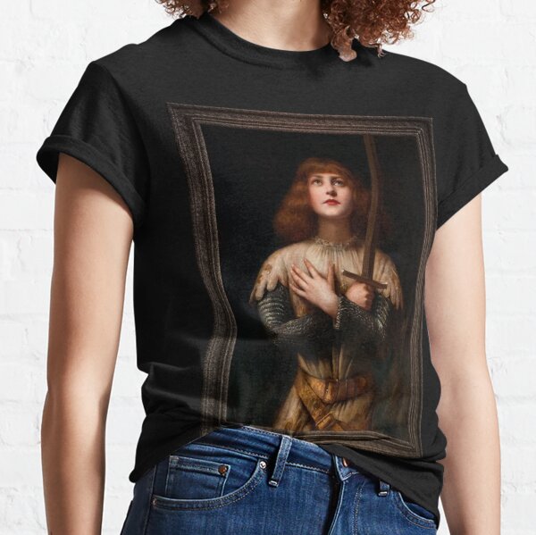 Sainte Jeanne d'Arc by Paul Antoine De La Boulaye Classical Fine Art Xzendor7 Old Masters Reproductions Classic T-Shirt